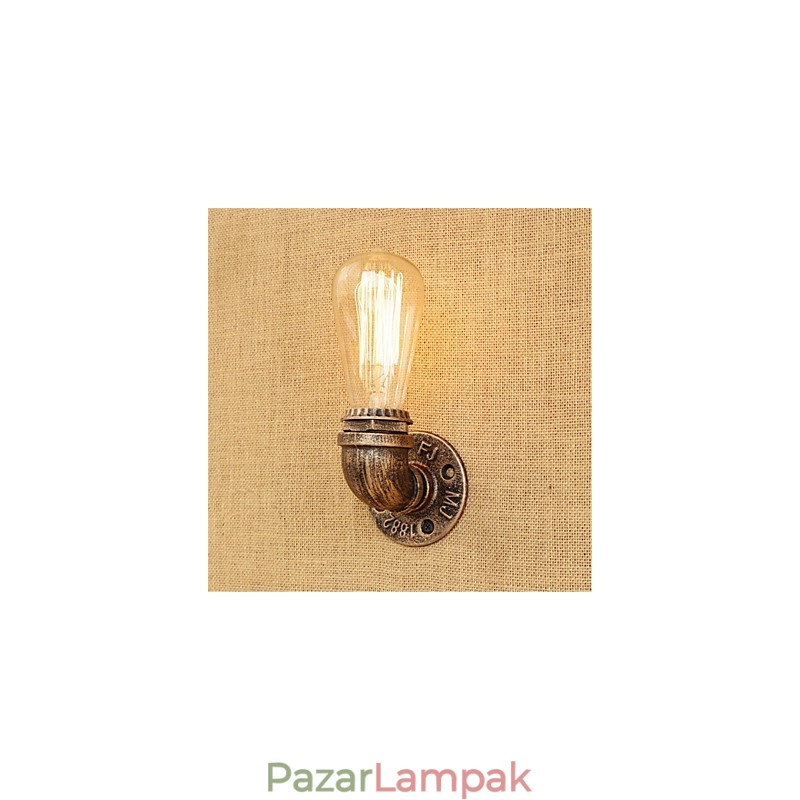 Country Retro Painting Feature Mini Style Ambient Light fali lámpákhoz