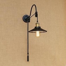Emelő étkező fali lámpa állítható szálhosszúságú retro kreatív karakteres hálószoba fali lámpa vasalóval