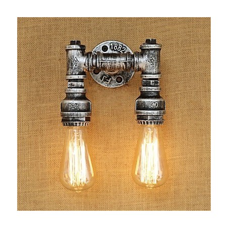 Rusztikus Lodge Country Retro Painting Feature Mini stílusú Ambient Light falilámpákhoz