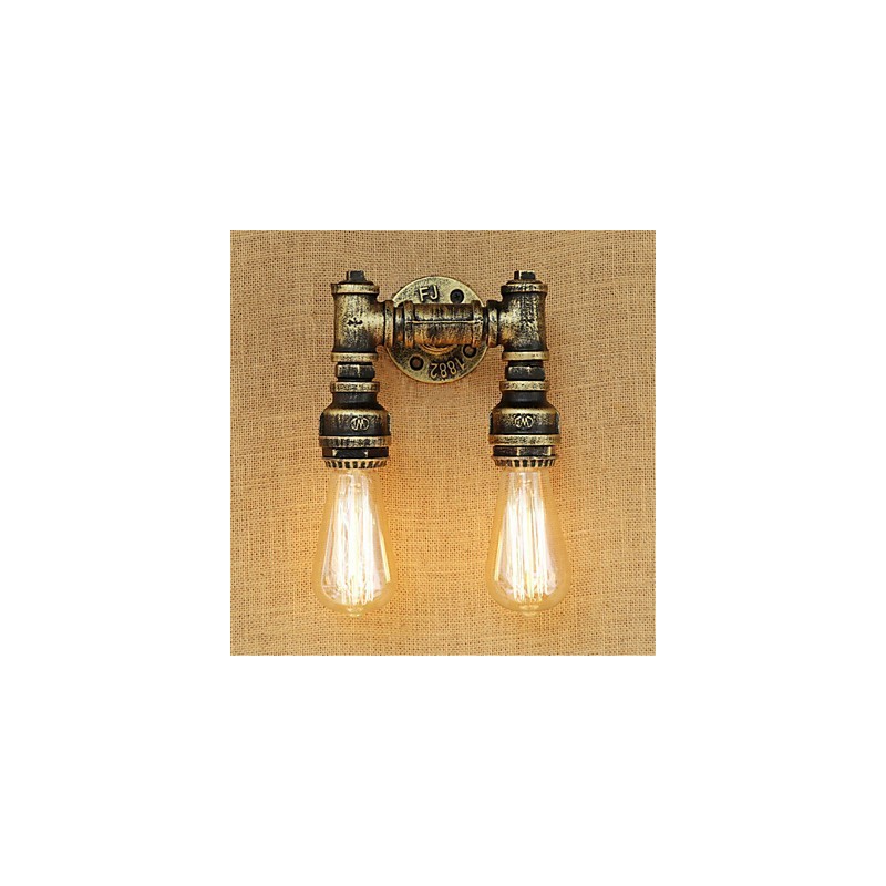 Rusztikus Lodge Country Retro Painting Feature Mini stílusú Ambient Light falilámpákhoz