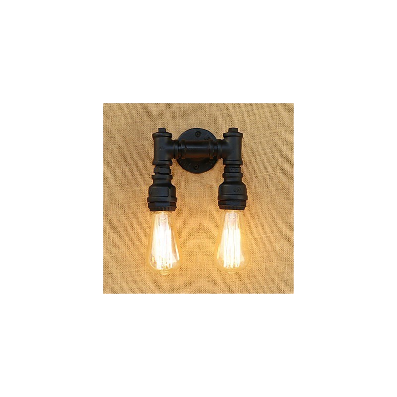 Rusztikus Lodge Country Retro Painting Feature Mini stílusú Ambient Light falilámpákhoz