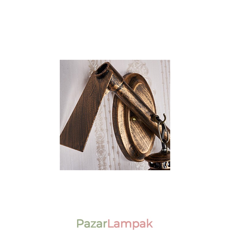 Rusztikus páholyfestési funkció mini stílusú fali lámpákhoz falilámpa C