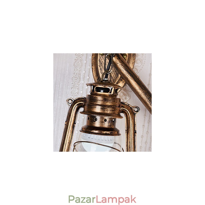 Rusztikus páholyfestési funkció mini stílusú fali lámpákhoz falilámpa C