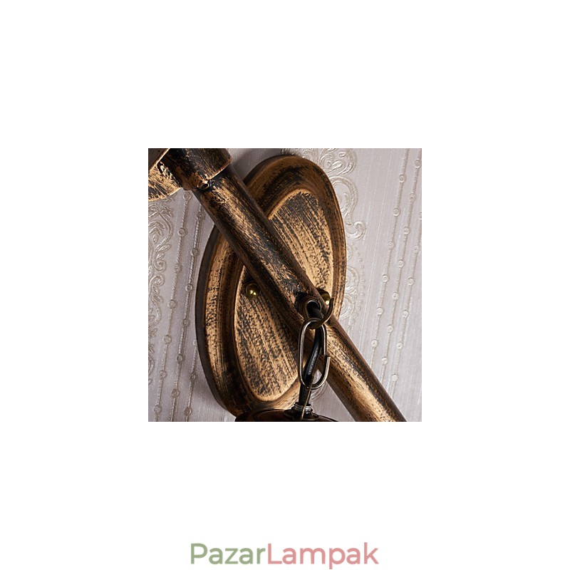 Rusztikus páholyfestési funkció mini stílusú fali lámpákhoz falilámpa C