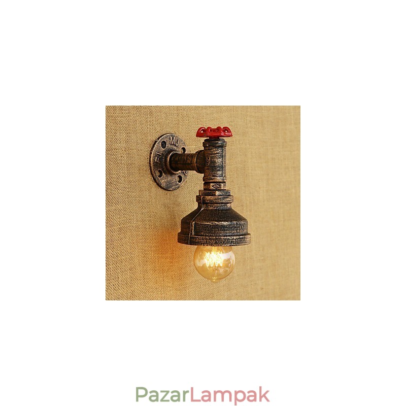 Country Retro Painting Feature Ambient Light falilámpákhoz