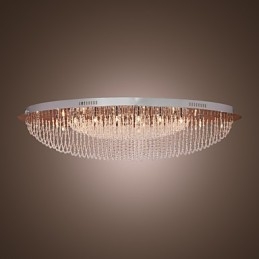 Modern, modern Crystal króm fém süllyesztett tartó