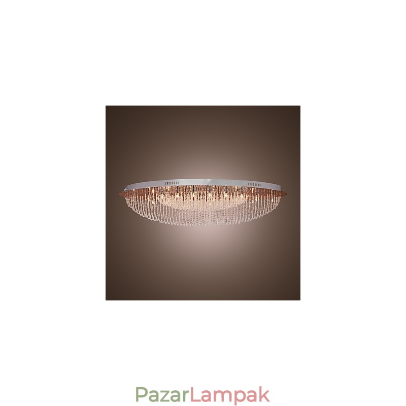 Modern, modern Crystal króm fém süllyesztett tartó