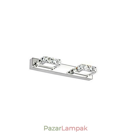 Modern kortárs Modern kortárs Chrome funkció a Crystal Ambient LightBathroomhoz Modern kortárs Modern kortárs Chrome funkció a Crystal Ambient LightBathroomhoz