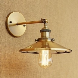 Rusztikus Lodge Country Retro galvanizált funkció mini stílusú környezeti világos falilámpákhoz