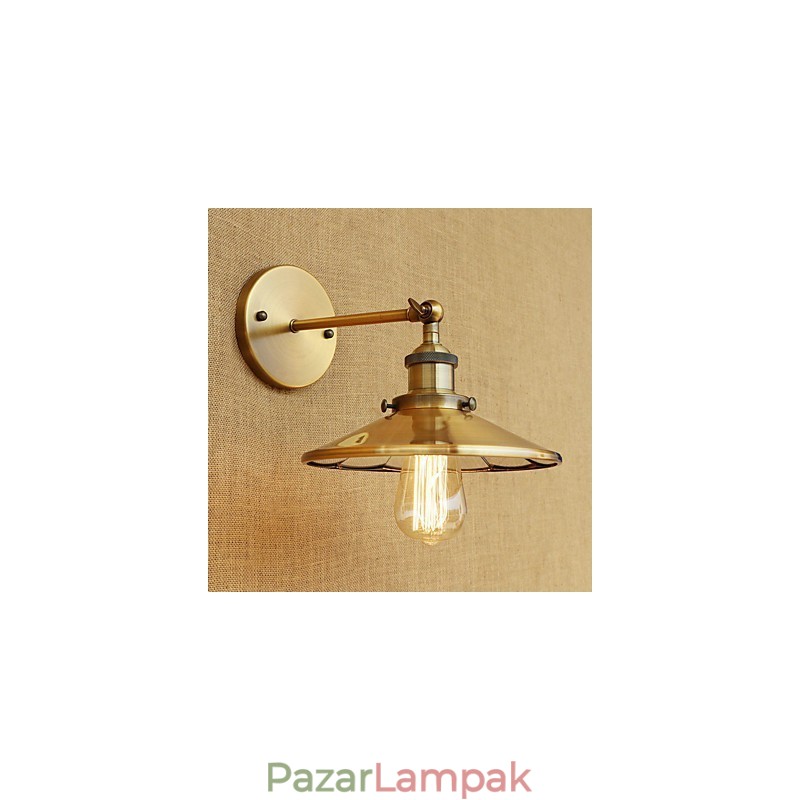 Rusztikus Lodge Country Retro galvanizált funkció mini stílusú környezeti világos falilámpákhoz