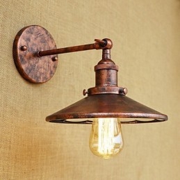Rusztikus Lodge Country Retro galvanizált funkció mini stílusú környezeti világos falilámpákhoz