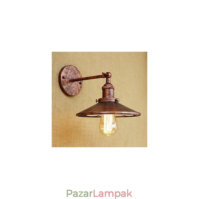 Rusztikus Lodge Country Retro galvanizált funkció mini stílusú környezeti világos falilámpákhoz