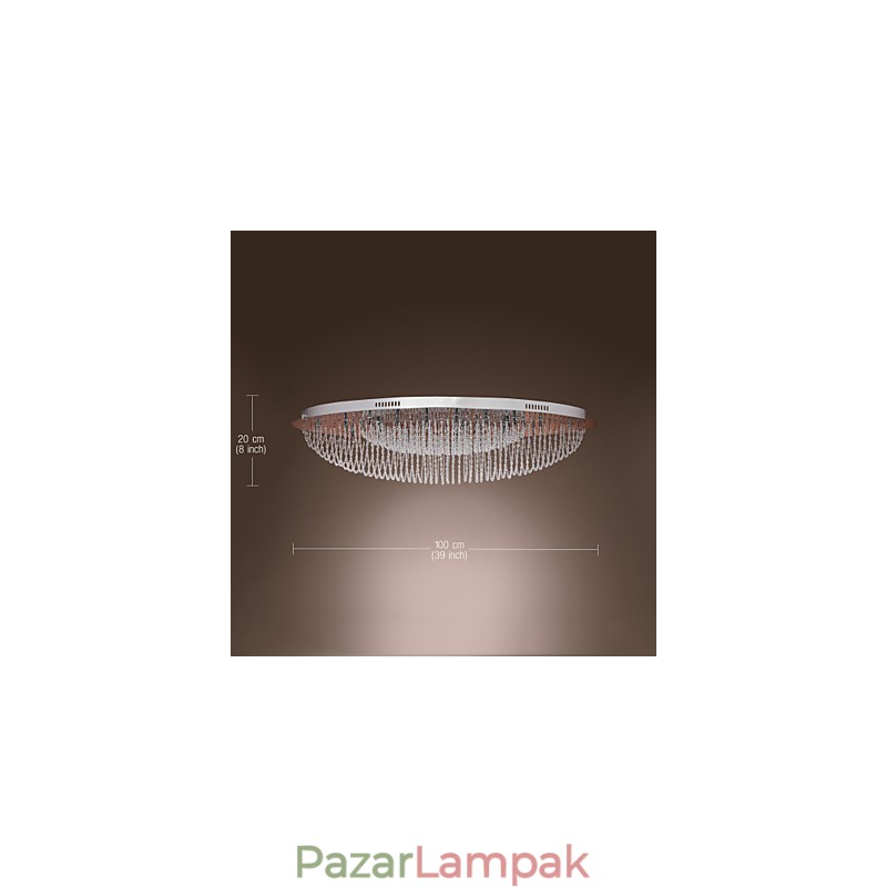Modern, modern Crystal króm fém süllyesztett tartó