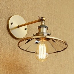 Rusztikus Lodge Country Retro galvanizált funkció mini stílusú környezeti világos falilámpákhoz
