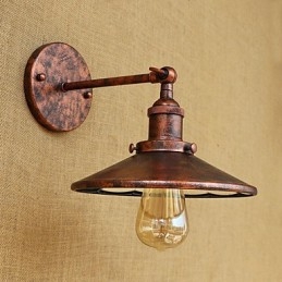 Rusztikus Lodge Country Retro galvanizált funkció mini stílusú környezeti világos falilámpákhoz