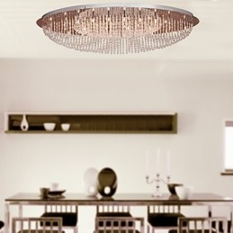 Modern, modern Crystal króm fém süllyesztett tartó