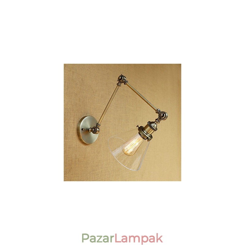 Country Retro galvanizált funkció a mini stílusú szemvédő lengőkaros lámpákhoz