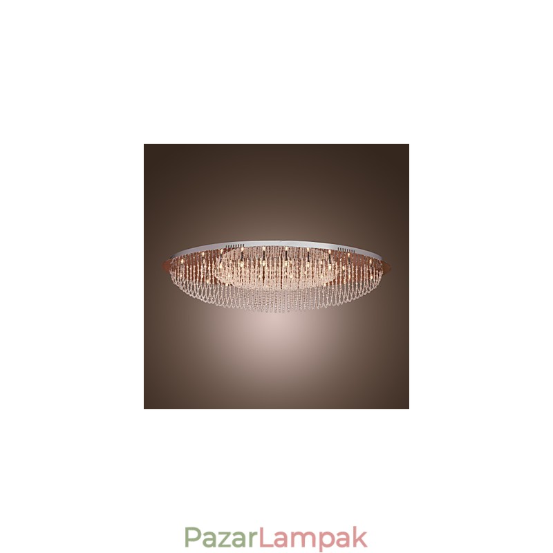Modern, modern Crystal króm fém süllyesztett tartó