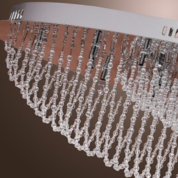 Modern, modern Crystal króm fém süllyesztett tartó