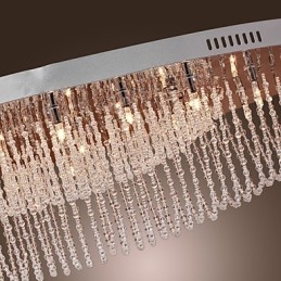 Modern, modern Crystal króm fém süllyesztett tartó