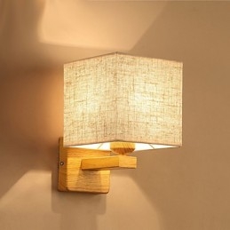 Minimalista tömörfa asztali lámpa éjjeli íróasztali lámpa
