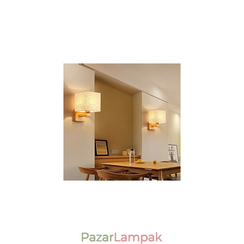 Minimalista tömörfa asztali lámpa éjjeli íróasztali lámpa