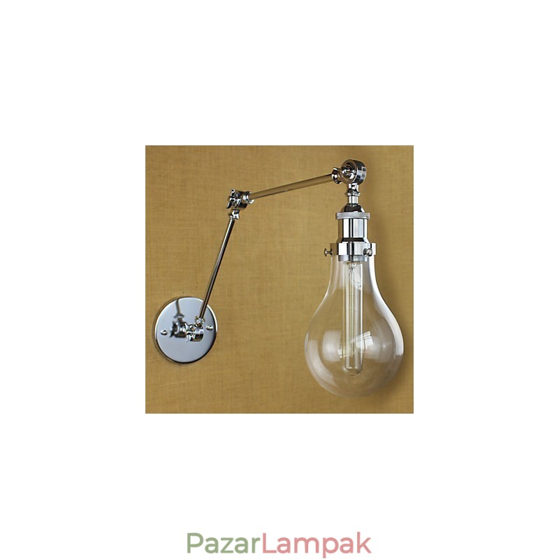 Country Retro galvanizált funkció a mini stílusú szemvédő lengőkaros lámpákhoz