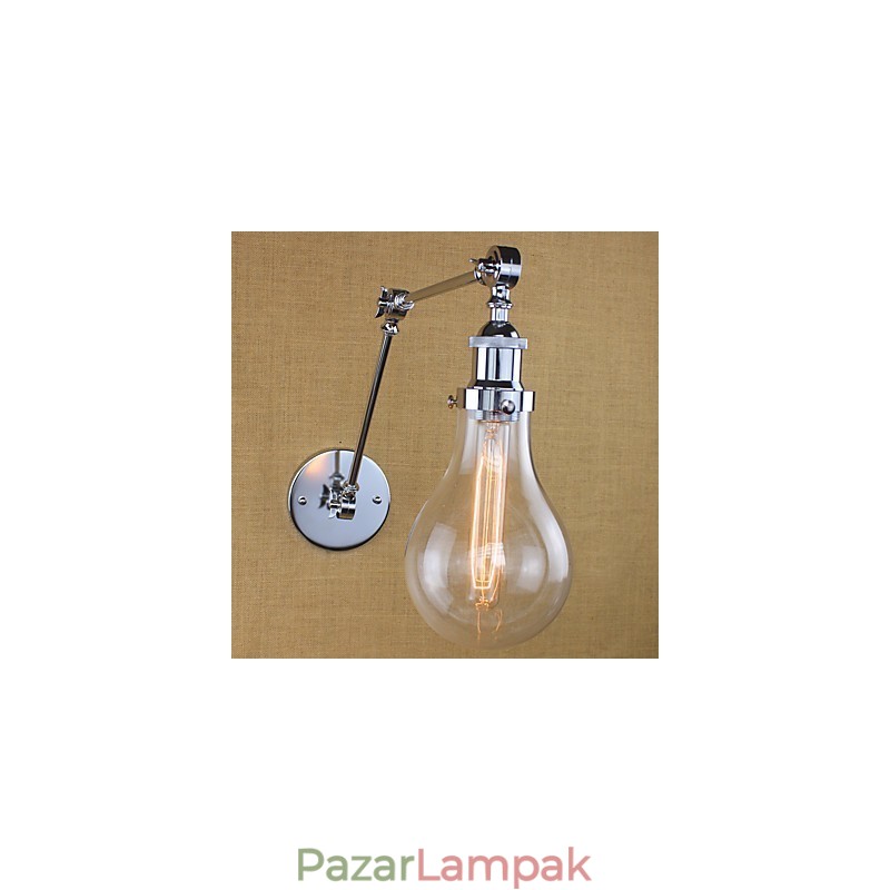 Country Retro galvanizált funkció a mini stílusú szemvédő lengőkaros lámpákhoz