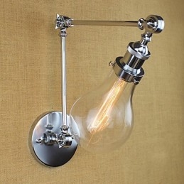 Country Retro galvanizált funkció a mini stílusú szemvédő lengőkaros lámpákhoz
