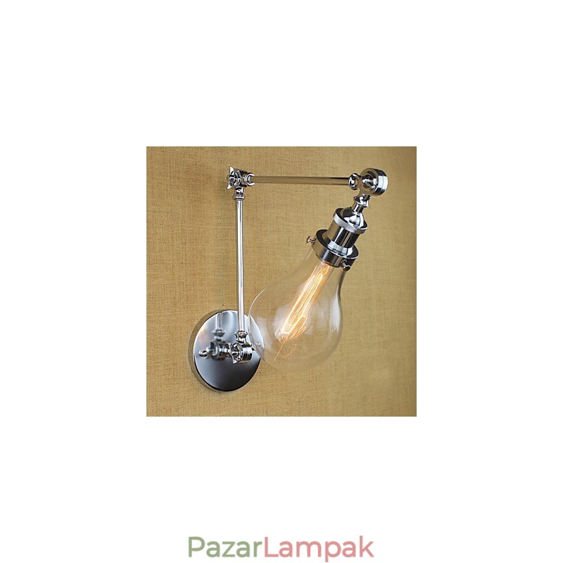 Country Retro galvanizált funkció a mini stílusú szemvédő lengőkaros lámpákhoz