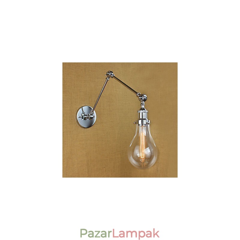 Country Retro galvanizált funkció a mini stílusú szemvédő lengőkaros lámpákhoz
