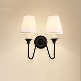 Rustic Lodge Black Oxide Finish funkció a szem védelmére Ambient Light fali lámpák fali lámpa
