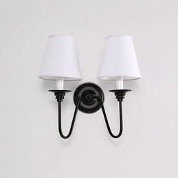Rustic Lodge Black Oxide Finish funkció a szem védelmére Ambient Light fali lámpák fali lámpa