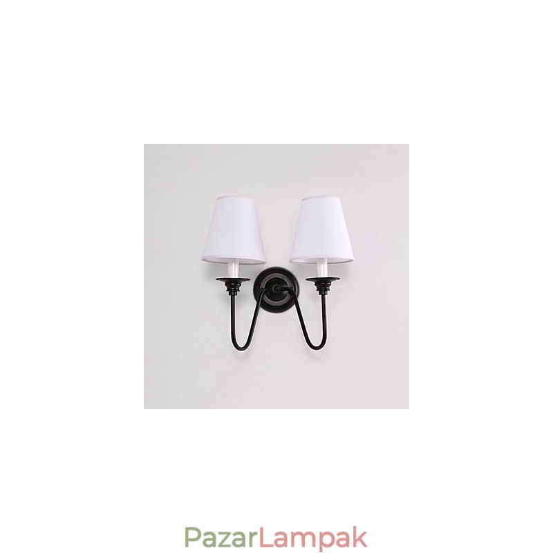 Rustic Lodge Black Oxide Finish funkció a szem védelmére Ambient Light fali lámpák fali lámpa
