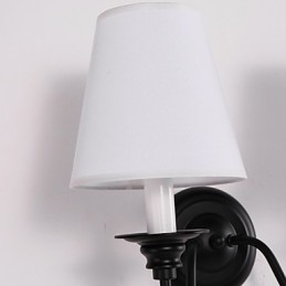 Rustic Lodge Black Oxide Finish funkció a szem védelmére Ambient Light fali lámpák fali lámpa