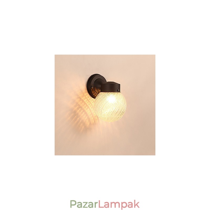 Modern, kortárs fekete-oxid felületi funkció a mini stílusú, környezeti fényű falilámpákhoz