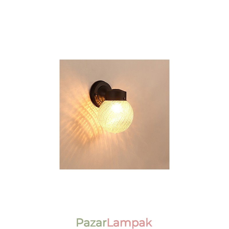 Modern, kortárs fekete-oxid felületi funkció a mini stílusú, környezeti fényű falilámpákhoz