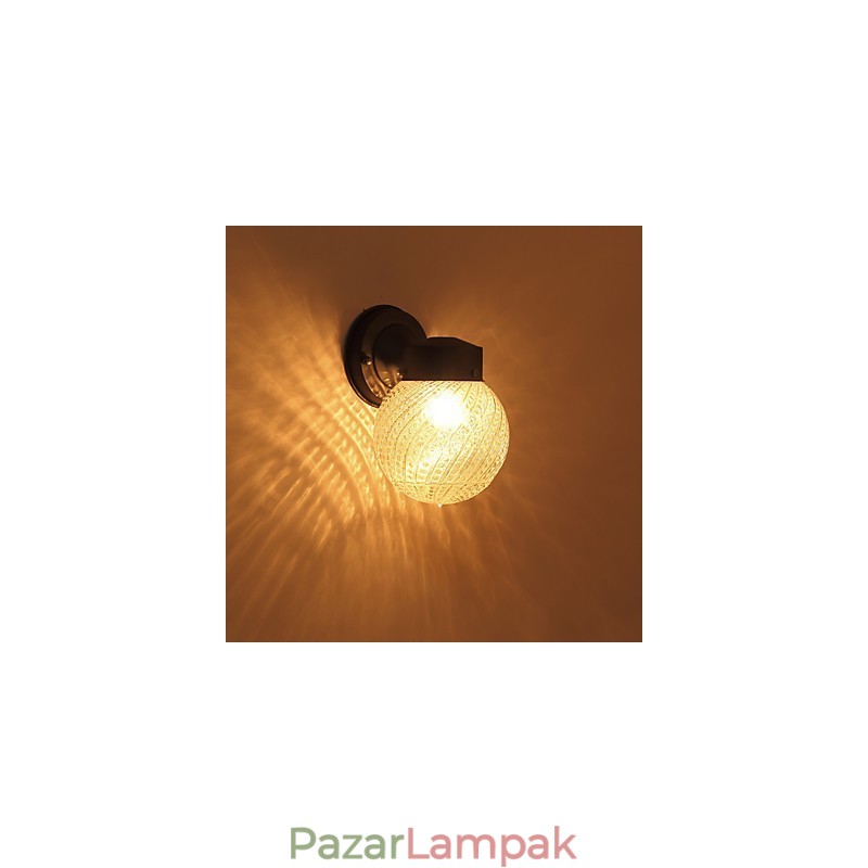 Modern, kortárs fekete-oxid felületi funkció a mini stílusú, környezeti fényű falilámpákhoz