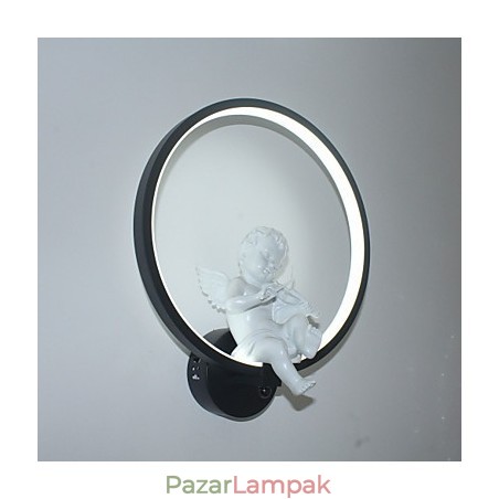 Fali lámpa Modern kreatív egyéniség lámpa tervező angyal dekor lámpa alumínium integrált folyosó fali lámpa Fali lámpa Modern kreatív egyéniség lámpa tervező angyal dekor lámpa alumínium integrált folyosó fali lámpa