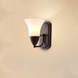 Rustic Lodge Black Oxide Finish funkció a szem védelmére Ambient Light fali lámpák fali lámpa