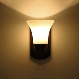Rustic Lodge Black Oxide Finish funkció a szem védelmére Ambient Light fali lámpák fali lámpa