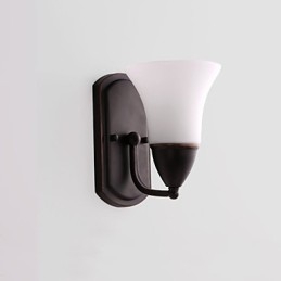 Rustic Lodge Black Oxide Finish funkció a szem védelmére Ambient Light fali lámpák fali lámpa