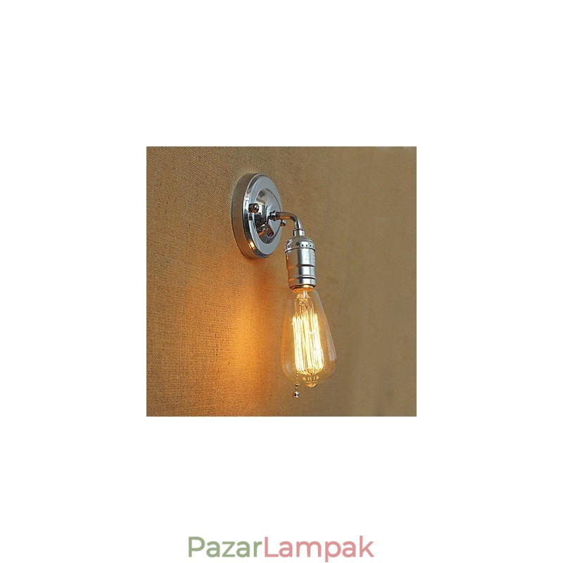 Retro Loft Edison fali lámpa hálószoba fali lámpák otthonra fel le rusztikus ipari egyfejes folyosó nappali mini dekor fal