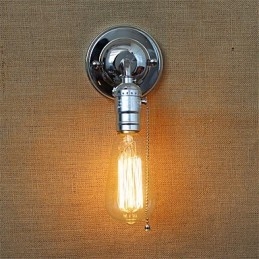 Retro Loft Edison fali lámpa hálószoba fali lámpák otthonra fel le rusztikus ipari egyfejes folyosó nappali mini dekor fal