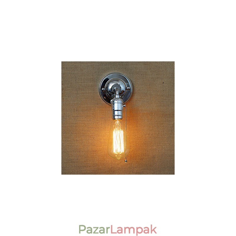Retro Loft Edison fali lámpa hálószoba fali lámpák otthonra fel le rusztikus ipari egyfejes folyosó nappali mini dekor fal
