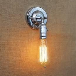 Retro Loft Edison fali lámpa hálószoba fali lámpák otthonra fel le rusztikus ipari egyfejes folyosó nappali mini dekor fal