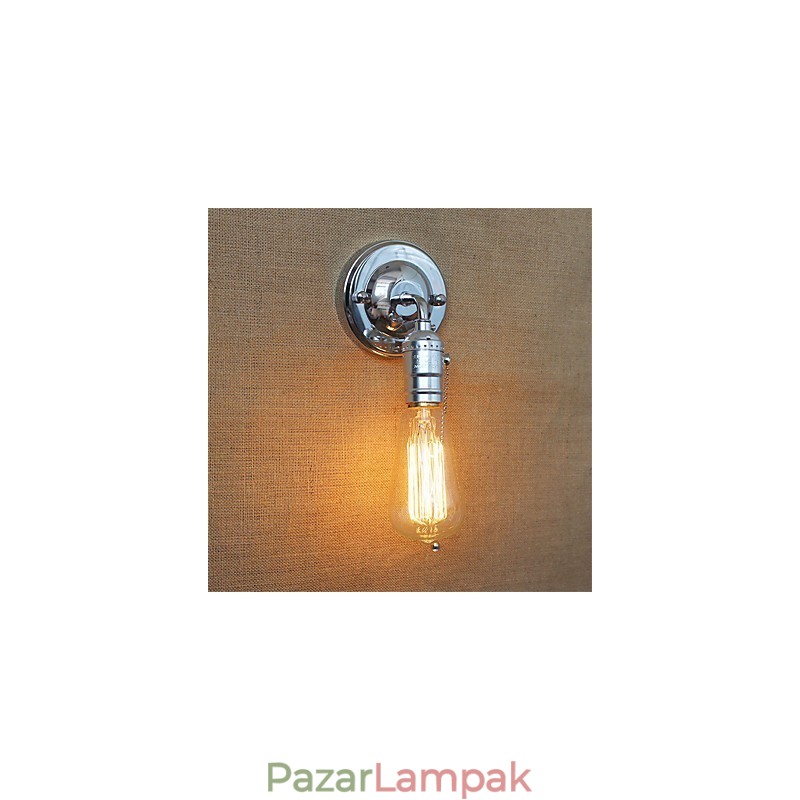 Retro Loft Edison fali lámpa hálószoba fali lámpák otthonra fel le rusztikus ipari egyfejes folyosó nappali mini dekor fal