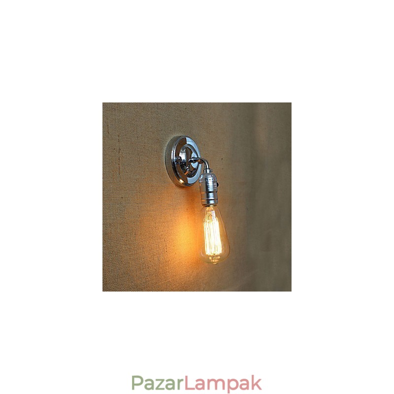 Retro Loft Edison fali lámpa hálószoba fali lámpák otthonra fel le rusztikus ipari egyfejes folyosó nappali mini dekor fal