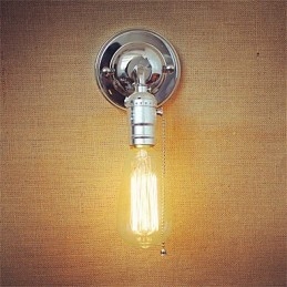 Retro Loft Edison fali lámpa hálószoba fali lámpák otthonra fel le rusztikus ipari egyfejes folyosó nappali mini dekor fal