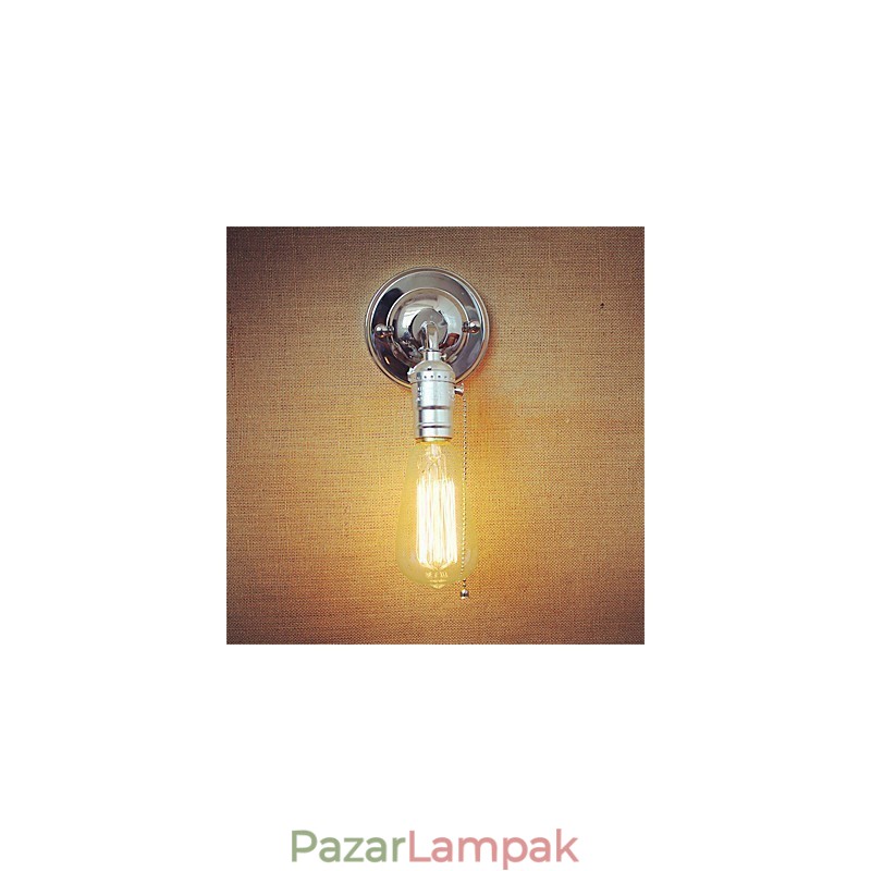 Retro Loft Edison fali lámpa hálószoba fali lámpák otthonra fel le rusztikus ipari egyfejes folyosó nappali mini dekor fal